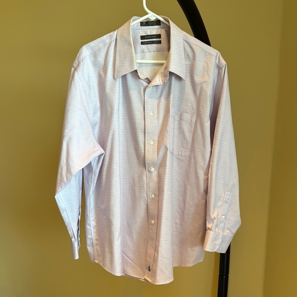 Nordstrom Pink Purple Button Down Shirt